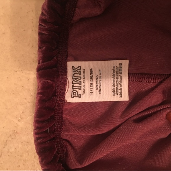PINK Victoria Secret Velvet Shorts - Picture 3 of 3